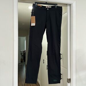 Fjallraven NWT High Coast Trail Trousers Black EU 38 US 29”